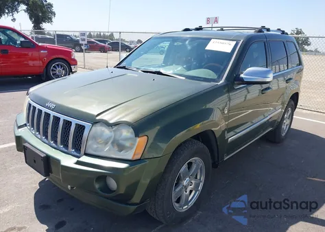 2006 Jeep Grand Cherokee Overland z USA, uszkodzony, nr VIN 1J8HR68286C331619